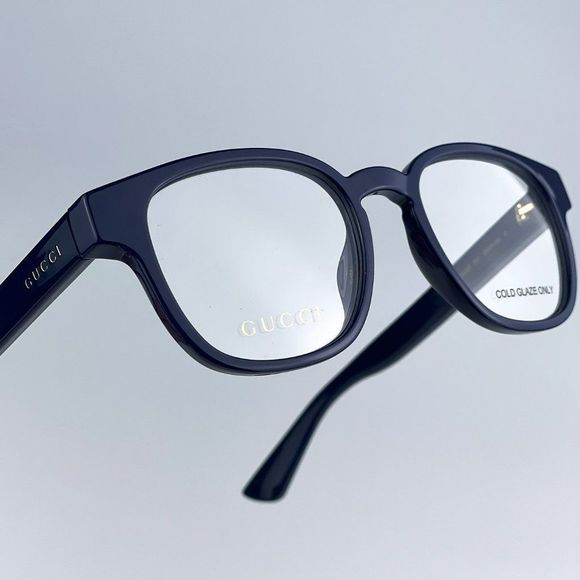 Gucci GG1343O 003 Eyeglasses Blue Square Unisex - Picture 6 of 12